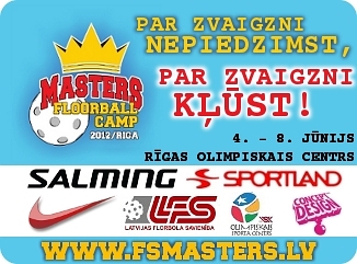Masters Florbola nometne 2012