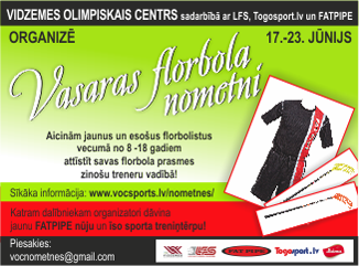 VOC Vasaras Florbola nometne 2012